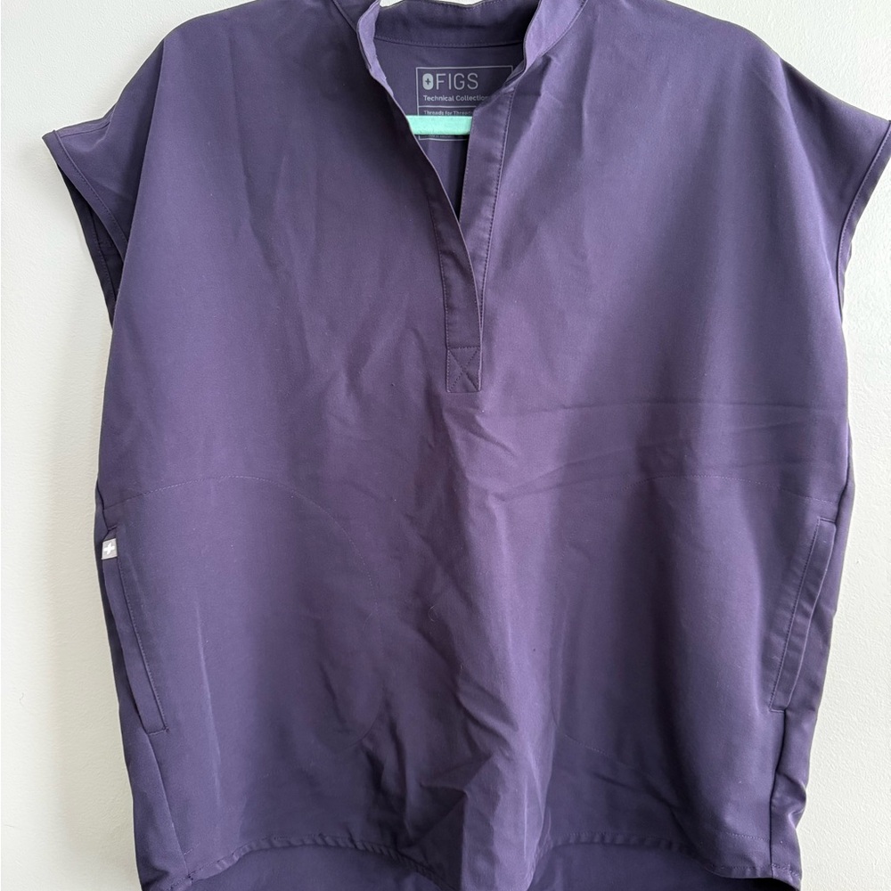 Figs Indigo Rafaela Oversized Scrub Top